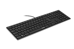 Speedlink - RIVA Slim Metal Scissor Keyboard, svart - Nordic Layout