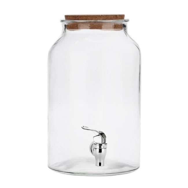 Point Virgule - Drink Dispenser i glas med hane, 5,6 L