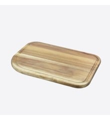 Point Virgule - Acacia wood cutting board with groove 30x19,5cm