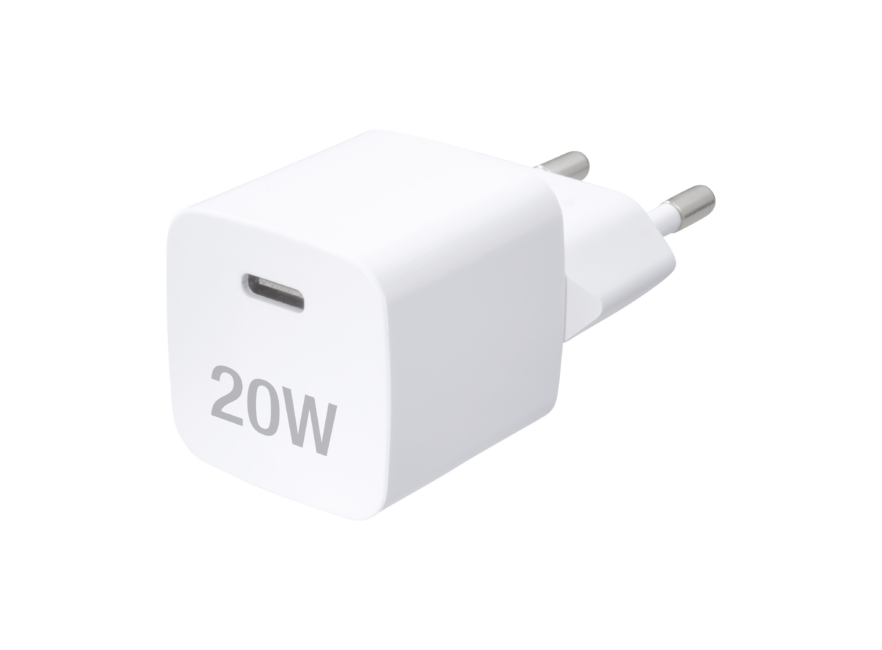 Vivanco – 20 W superschnelles USB-C NANO PD-Ladegerät