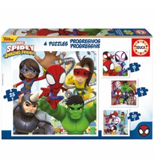 Educa - Puslespil - 12-16-20-25 - Spidey&Amazing Friends