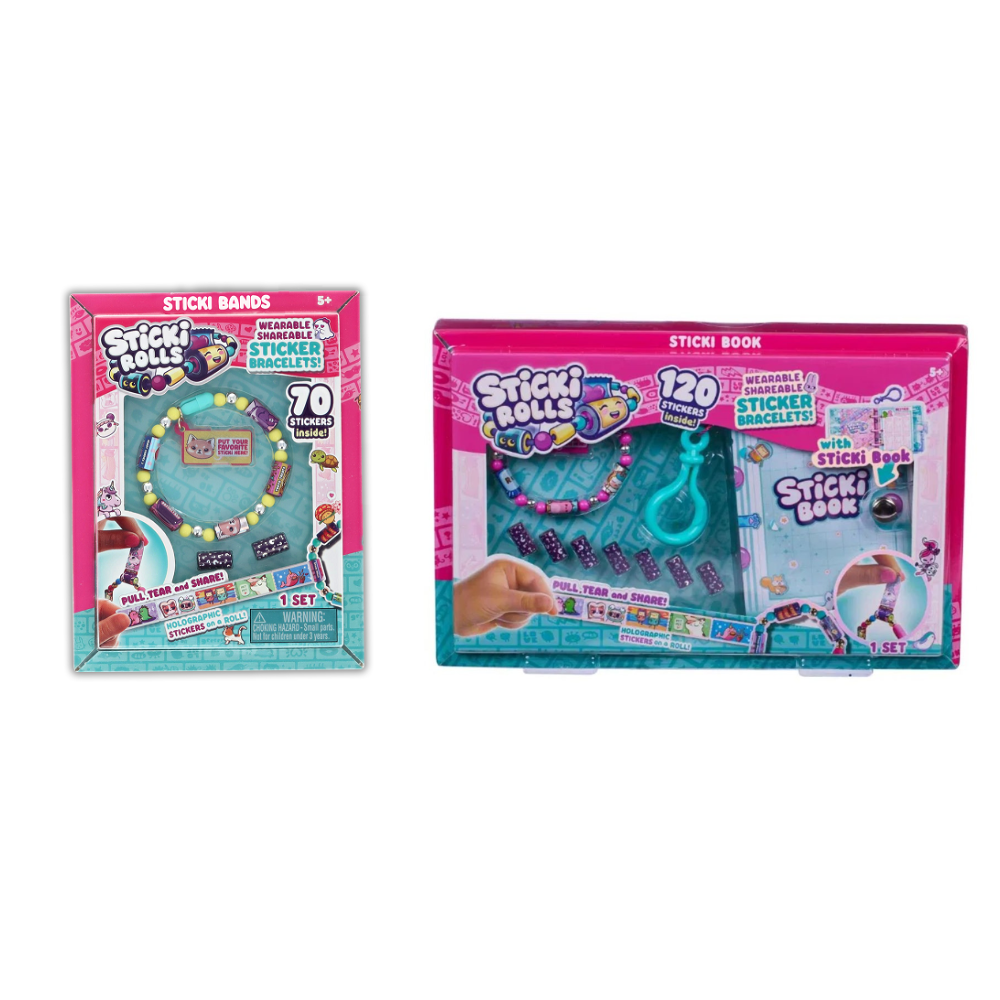 Sticki Rolls - Band Single Pack and  Sticki Book (SR200-SR100)