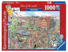 Ravensburger - Puslespil - Amsterdam 1000 brikker