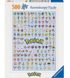 Ravensburger - Puslespil - Pokémon – The First 151! 500 brikker