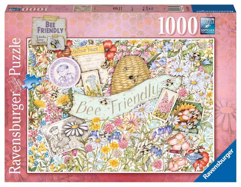 Ravensburger - Puslespil - Bee Friendly 1000 brikker