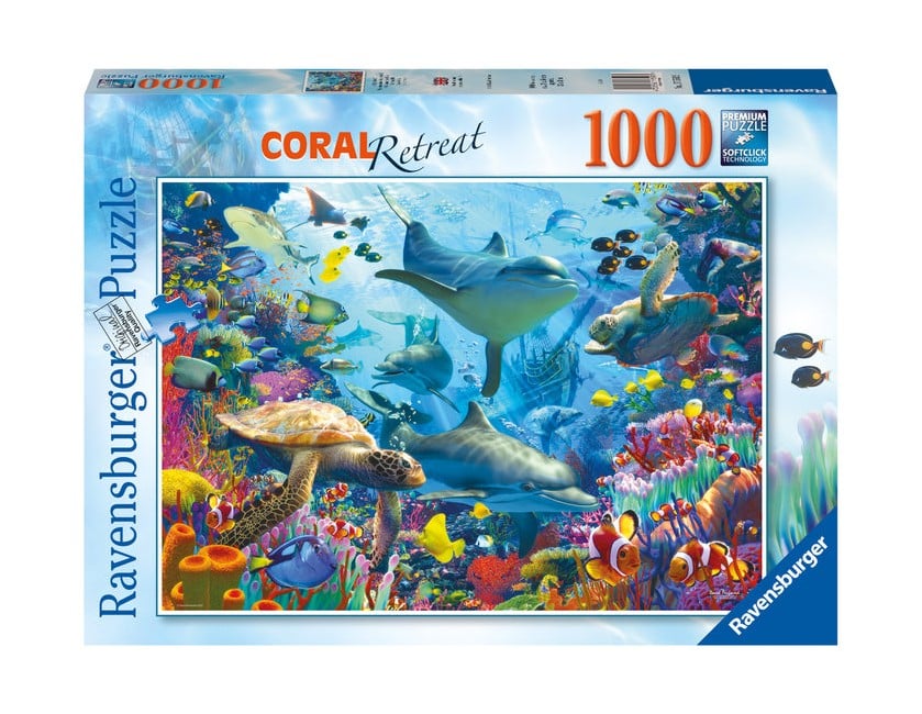 Ravensburger - Puslespil - Coral Reef Retreat 1000 brikker