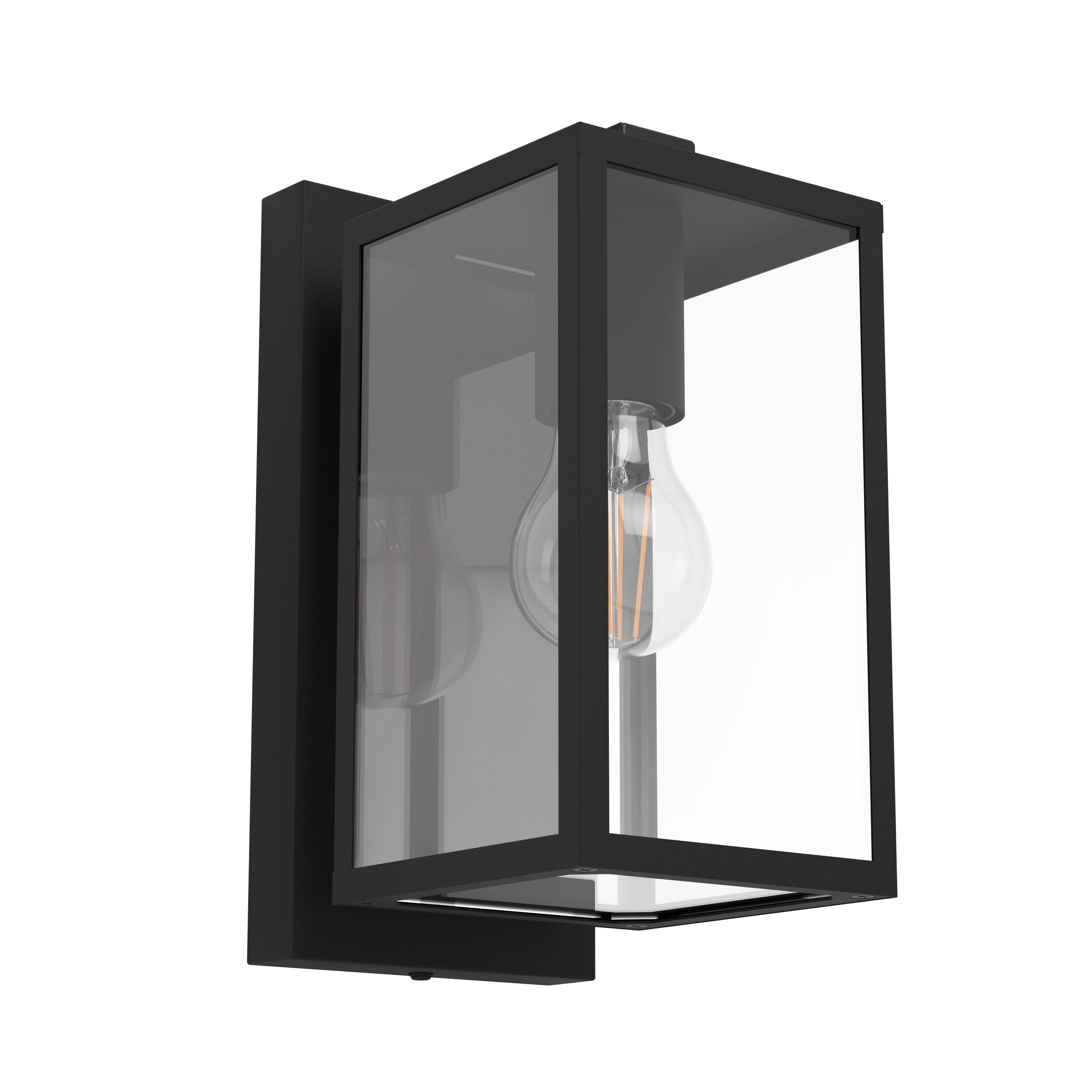 EGLO BUDRONE outdoor wall lamp black