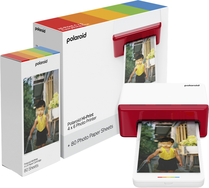 Polaroid - Hi-Print 4x6 E-Box Foto Printer - Hvid