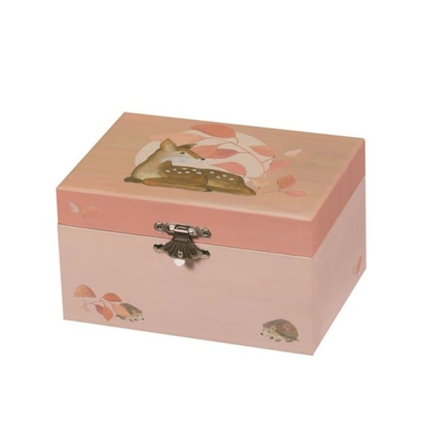 Egmont Toys - Musical Jewelry Box Fawn - Pink - 15 x 10 x 9 cm