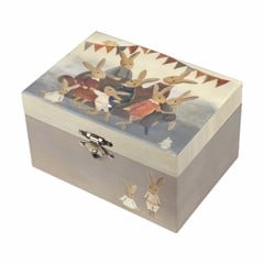 Egmont Toys - Smykkeskrin Kaninfamilie - Neutral - 15 x 10 x 9 cm