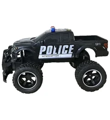 Techtoys - Police Car R/C 1:14 w/sound & light 27/49/MHz (534409)