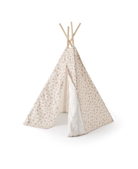 Kid Made Modern - KID’S BASE Tipi Kleckse - Hvid - 100x95x140 cm