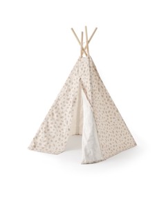 Kid Made Modern - Tipi-telt, Prikker - Hvid - 100x95x140 cm