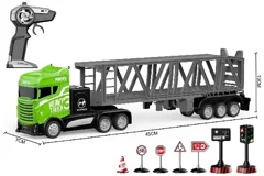 Crazon - Truck R/C w. hanger & signs 1:16 2.4GHz, green (534662)