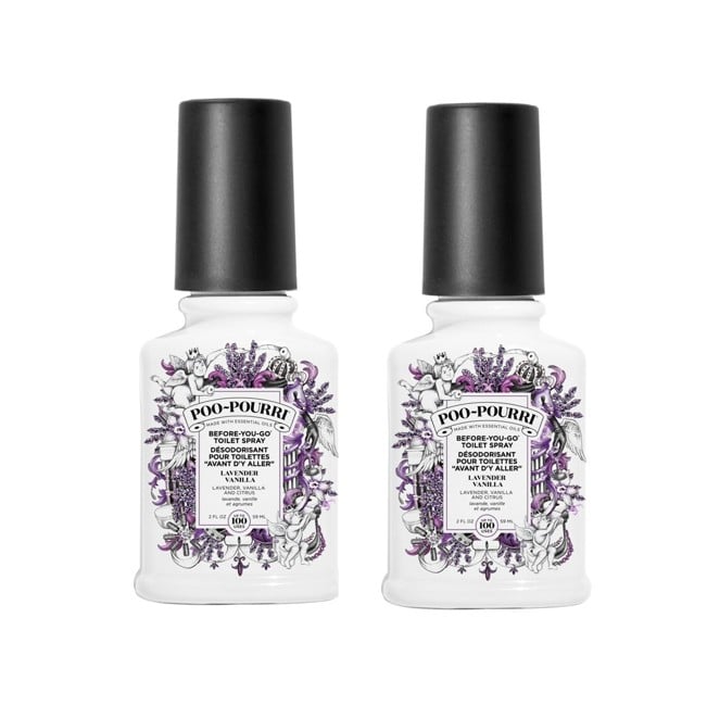 Poo~Pourri -  2 x Lavender Vanilla Toilet Spray 59 ml