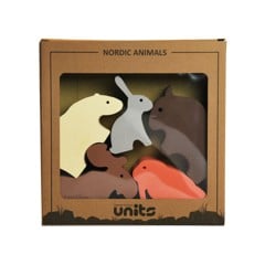 UNITS - 5 Small Nordic Animals In A Box (224)