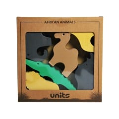 UNITS - 6 Small African Animals In A Box (325)