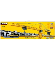 HUINA - Tower Crane R/C 1:14, 2,4GHz Ni-MH, 12 channels (471457)