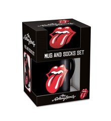 Pyramid International - THE ROLLING STONES (TONGUE) MUG & SOCK SET - UK 3-8 / EU 36-41