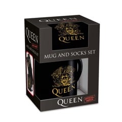 Pyramid International - QUEEN Mug & Sock Set - UK sizes 3-8 (EU 36-41)