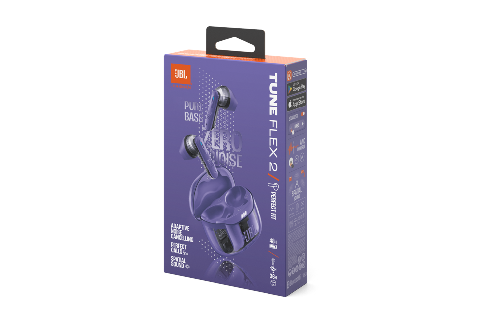 JBL - TUNE Flex 2 - True Wireless NC Earbuds - Ghost Purple