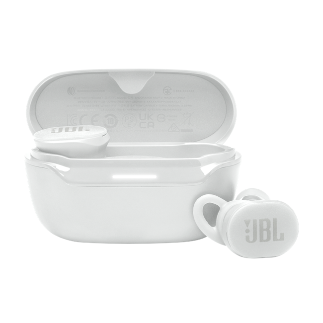 JBL - Endurance Race 2 - True Wireless Sport Earbuds - White