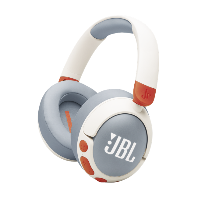 JBL - JBL Junior 470NC, Kids trådløse over-ear hovedtelefoner m. Støjreducering - Hvid