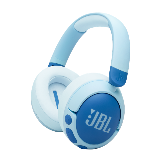 JBL - JBL Junior 470NC, Kids trådløse over-ear hovedtelefoner m. Støjreducering - Blå