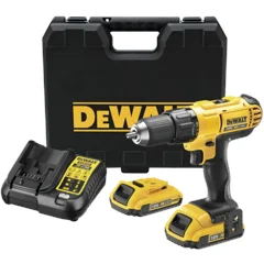 DeWALT DCD771D2-QW 18V bore-/skruemaskine 2x2.0 Ah batteri og lader