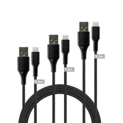 Speedlink - USB-A to USB-C Cable Set, black