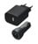 Speedlink - Wall & Car Charger Set USB-A & USB-C 15W, black thumbnail-1