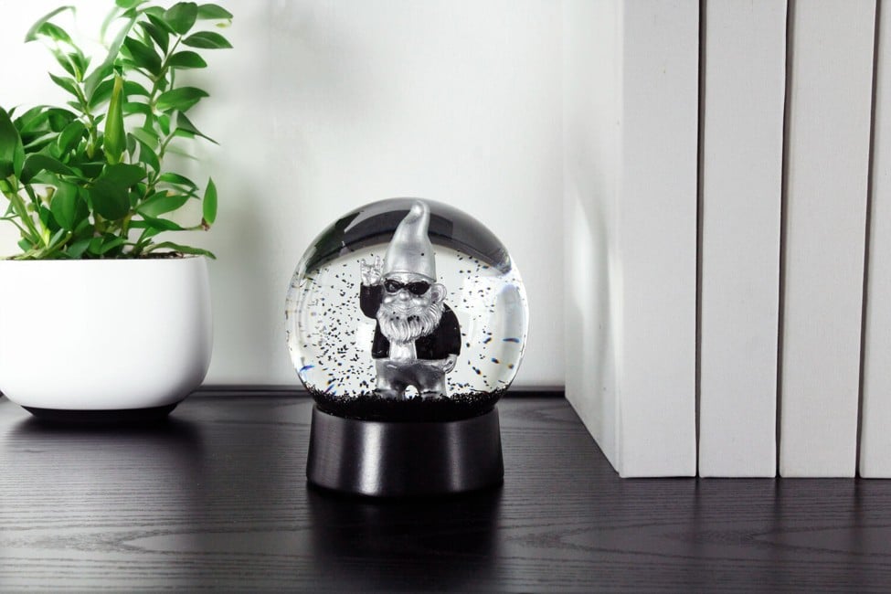 Winkee - Snow Globe Dwarf Rocker - Silver