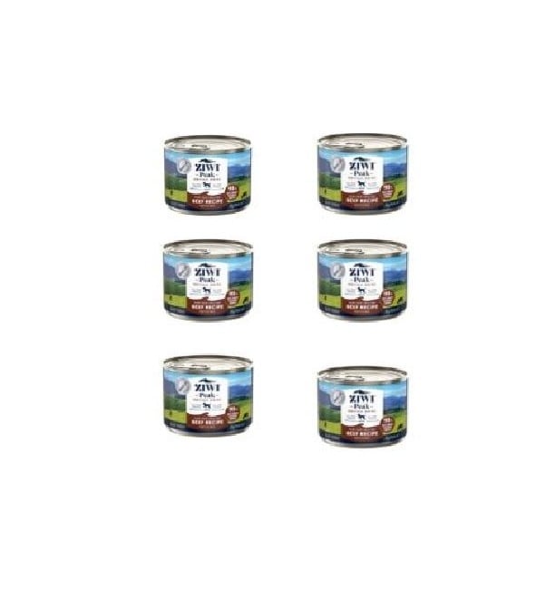 Ziwipeak - 6 x Beef wet food for dogs 170 gr