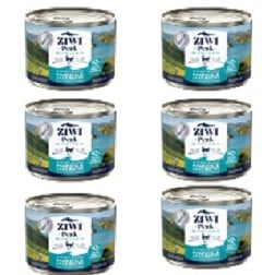 Ziwipeak - 6 x  Makrel & lam vådfoder til katte 185 gr