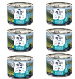 Ziwipeak - 6x Mackerel & lamb wet food for cats 185 gr