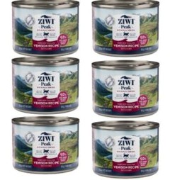 Ziwipeak - 6 x Venison vådfoder til katte 185 gr