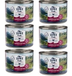 Ziwipeak - 6 x Vension vådfoder til katte 185 gr