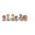 Little Dutch - Stacking Train hedgehog Fairy Garden (LD7335) thumbnail-1