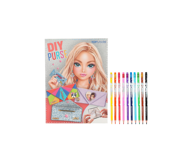 TOPModel - DIY Purse and Erasable Colouring Pencils (0412219+0412463)