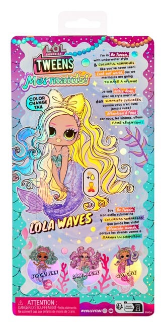 L.O.L. Surprise - Tweens Mermaid Doll - Lola Waves