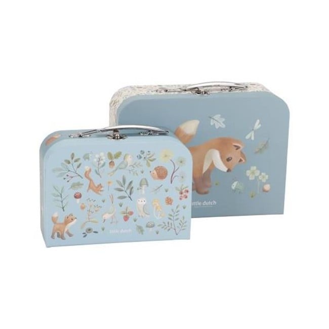 Little Dutch - Suitcase set Forest Friends blue (LD7244)