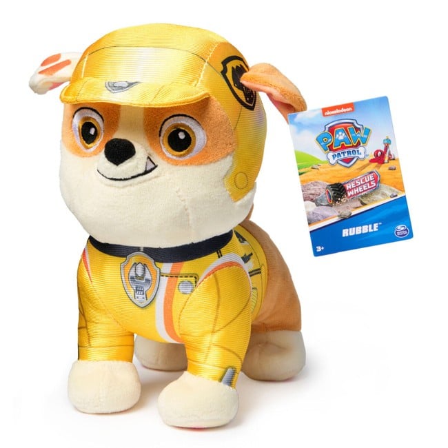 Paw Patrol - Rescue Wheels - Basic Plush - Rubble (19cm)