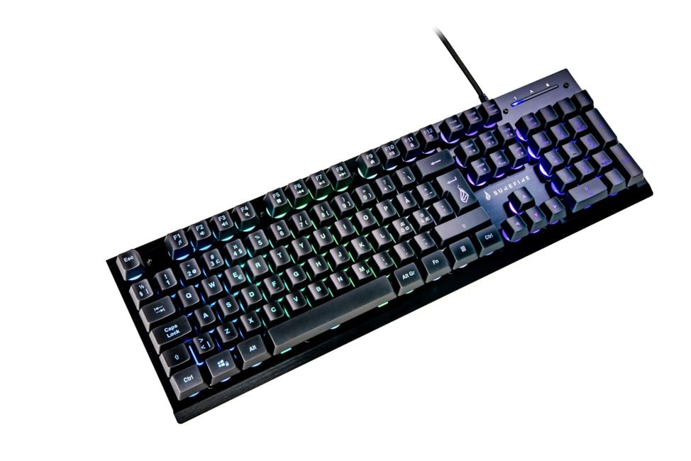 SUREFIRE - KingPin X2 Metal Gaming RGB Keyboard QWERTY Nordic