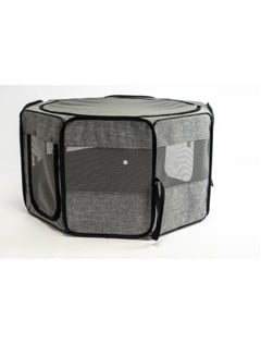 Nordic Paws - Vax Playpen soft, grey M - (7000241012599)