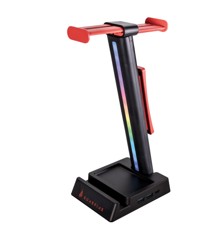 SUREFIRE - Vinson N2 Dual Gaming RGB MF Headset Stand, Black