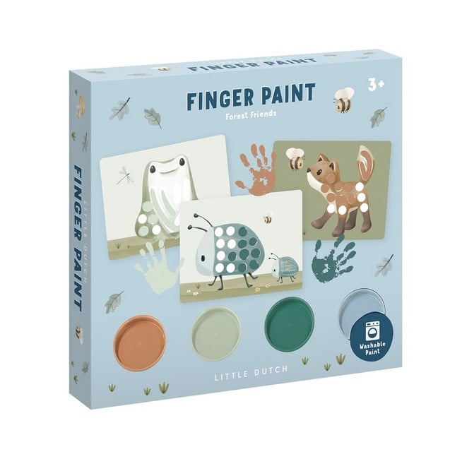 Little Dutch - Fingerpaint set - Forest Friends (126114)