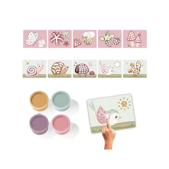 Little Dutch - Fingerpaint set - Fairy Garden (126121)