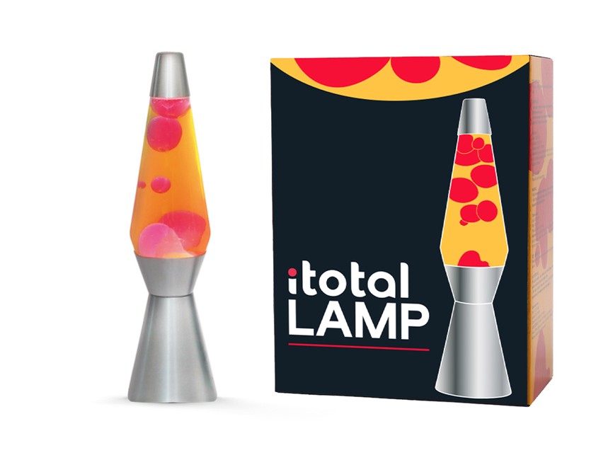 iTotal - Lava Lamp - Yellow and Red - 36 cm (1270396)