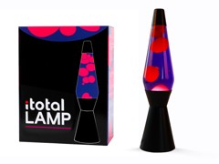 iTotal - Lavalampe - Schwarz, Lila, Rosa - 36 cm