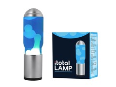 iTotal - Lamp ADA with Silver Base, Blue Liquid and White Wax - Blue (1270409)